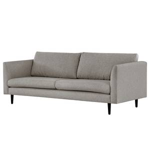 3-Sitzer Sofa Kayena Webstoff - Webstoff Lark: Braungrau - Schwarz