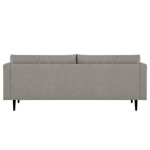 3-Sitzer Sofa Kayena Webstoff - Webstoff Lark: Braungrau - Schwarz