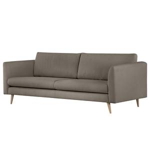 3-Sitzer Sofa Kayena Bouclé - Bouclé Stoff Eurona: Grau - Buche Hell