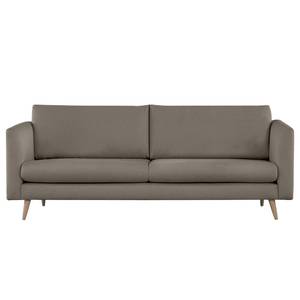 3-Sitzer Sofa Kayena Bouclé - Bouclé Stoff Eurona: Grau - Buche Hell