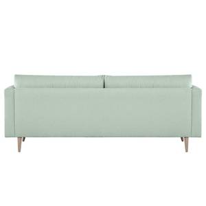 3-Sitzer Sofa Kayena Bouclé - Bouclé Stoff Eurona: Himmelblau - Buche Hell