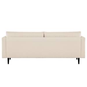 3-Sitzer Sofa Kayena Bouclé - Bouclé Stoff Eurona: Beige - Schwarz