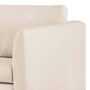 3-Sitzer Sofa Kayena Bouclé - Bouclé Stoff Eurona: Beige - Schwarz