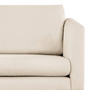 3-Sitzer Sofa Kayena Bouclé - Bouclé Stoff Eurona: Beige - Schwarz