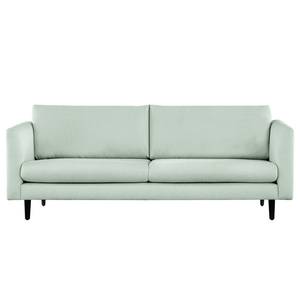 3-Sitzer Sofa Kayena Bouclé - Bouclé Stoff Eurona: Himmelblau - Schwarz