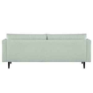 3-Sitzer Sofa Kayena Bouclé - Bouclé Stoff Eurona: Himmelblau - Schwarz