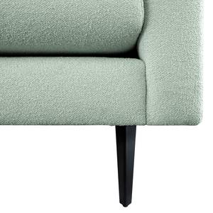 3-Sitzer Sofa Kayena Bouclé - Bouclé Stoff Eurona: Himmelblau - Schwarz