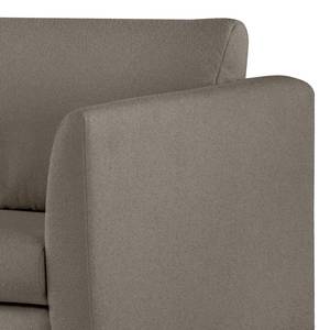 3-Sitzer Sofa Kayena Bouclé - Bouclé Stoff Eurona: Grau - Chrom glänzend