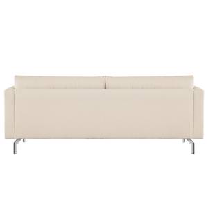 3-Sitzer Sofa Kayena Bouclé - Bouclé Stoff Eurona: Beige - Chrom glänzend