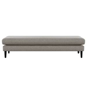 Banc repose-pieds Kayena Tissu - Velours Lark: Marron gris - Noir