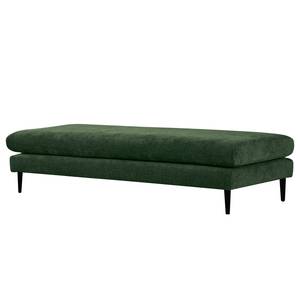 Banc repose-pieds Kayena Tissu - Tissu Cieli: Vert foncé - Noir