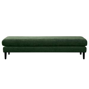 Banc repose-pieds Kayena Tissu - Tissu Cieli: Vert foncé - Noir