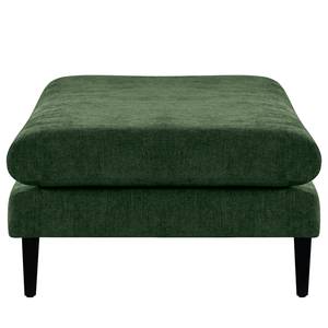 Banc repose-pieds Kayena Tissu - Tissu Cieli: Vert foncé - Noir