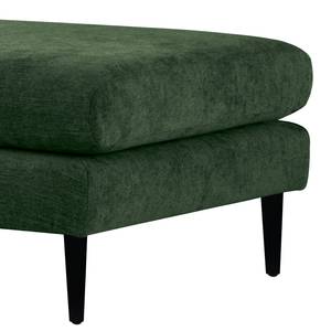 Banc repose-pieds Kayena Tissu - Tissu Cieli: Vert foncé - Noir