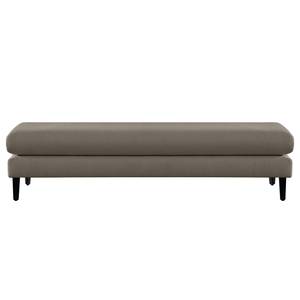 Banc repose-pieds Kayena Bouclé - Tissu Bouclé Eurona: Gris - Noir