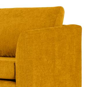 2-Sitzer Sofa Kayena Webstoff - Webstoff Cieli: Senfgelb - Buche Hell