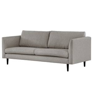 2-Sitzer Sofa Kayena Webstoff - Webstoff Lark: Braungrau - Schwarz