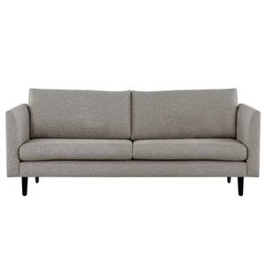 2-Sitzer Sofa Kayena Webstoff - Webstoff Lark: Braungrau - Schwarz