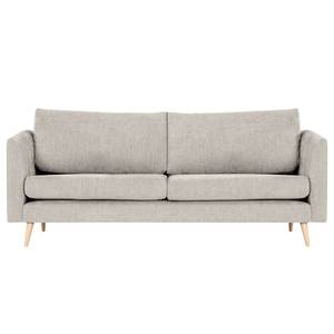 2-Sitzer Sofa Kayena Webstoff - Webstoff Cieli: Sandgrau - Buche Hell