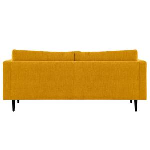 2-Sitzer Sofa Kayena Webstoff - Webstoff Cieli: Senfgelb - Schwarz