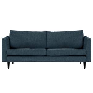 2-Sitzer Sofa Kayena Webstoff - Webstoff Cieli: Dunkelblau - Schwarz