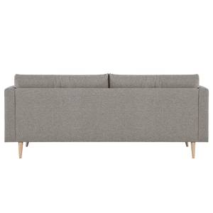 2-Sitzer Sofa Kayena Webstoff - Webstoff Lark: Braungrau - Buche Hell