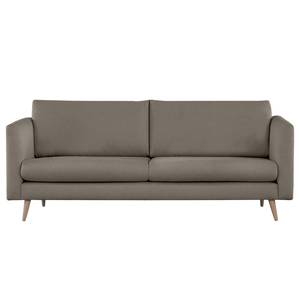 2-Sitzer Sofa Kayena Bouclé - Bouclé Stoff Eurona: Grau - Buche Hell