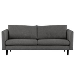 2-Sitzer Sofa Kayena Webstoff - Webstoff Lark: Dunkelgrau - Schwarz