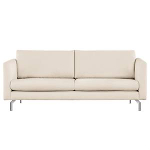 2-Sitzer Sofa Kayena Bouclé - Bouclé Stoff Eurona: Beige - Chrom glänzend