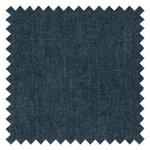 Canapé d’angle Kayena Tissu - Tissu Cieli: Bleu foncé - Méridienne courte à gauche (vue de face) - Hêtre clair