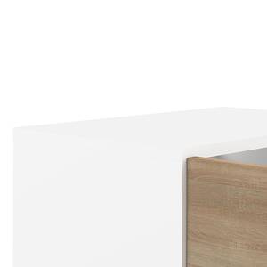 Schuhkipper Bamboo Spanplatte, beschichtet - Weiß / Eiche Dekor - Weiß / Eiche Dekor