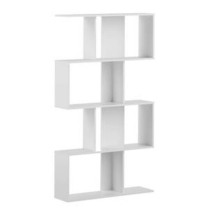 Libreria Sigma Truciolare, rivestito - Bianco - Bianco