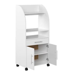 Credenza Jeanne Truciolare, rivestito - Bianco - Bianco