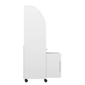 Credenza Jeanne Truciolare, rivestito - Bianco - Bianco