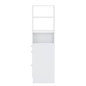 Roomdivider Combi gecoate spaanplaat - wit - Wit