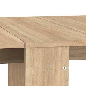 Eettafel Papillon gecoate spaanplaat - eikenhouten look - Eikenhouten look