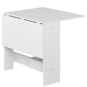 Table Papillon Panneau aggloméré enduit - Blanc - Blanc