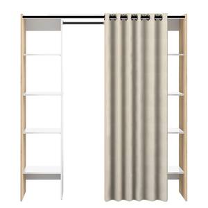 Garderobenschrank Tom Beige / Eiche Dekor - Breite: 112 cm