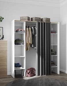 Armoire d’entrée Tom Blanc / Gris - Largeur : 112 cm