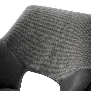 Chaise à accoudoirs Jonotla Anthracite - Sans fonction