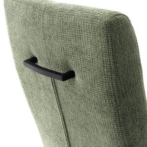 Chaise capitonnée Meyance Vert olive