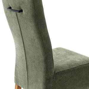 Chaise capitonnée Meyance Vert olive