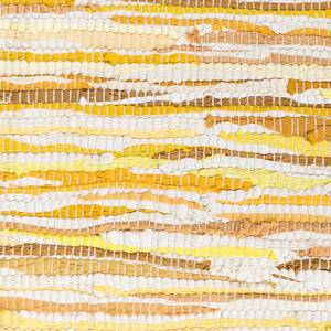 Kurzflorteppich Amira Baumwolle - Gold / Mix -  230 x 160 cm - Gold - 230 x 160 cm