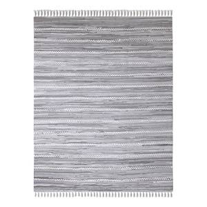 Tappeto a pelo corto Malika Cotone - Grigio - 230 x 160 cm - Grigio - 230 x 160 cm