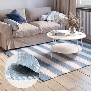 Tapis Maher Coton - Bleu clair - 230 x 160 cm - Bleu clair - 230 x 160 cm