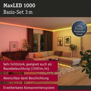 Striscia LED Basisset 1000 RGB Poliacrilico - Argento - Larghezza: 300 cm