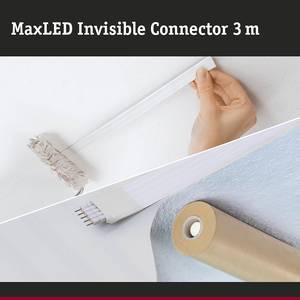 Connecteur MaxLED Invisible Polyacrylique - Blanc