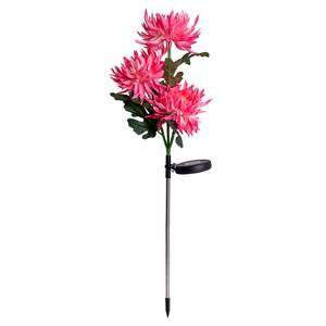 Piquet de terre LED Blume Matière plastique / Acier inoxydable - Rose