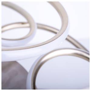 Deckenleuchte Rizado Aluminium / Silikon - Silber - Silber