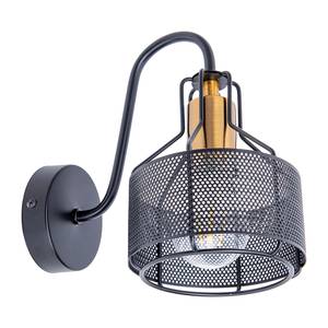 Wandlamp Foro 1 lichtbron ijzer - zwart